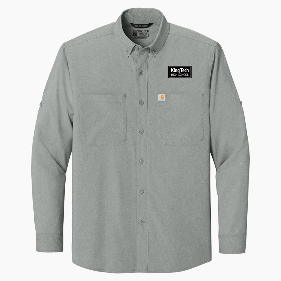 King Tech High School Online Apparel Store Carhartt Men's Force Sun Defender Long Sleeve Shirt