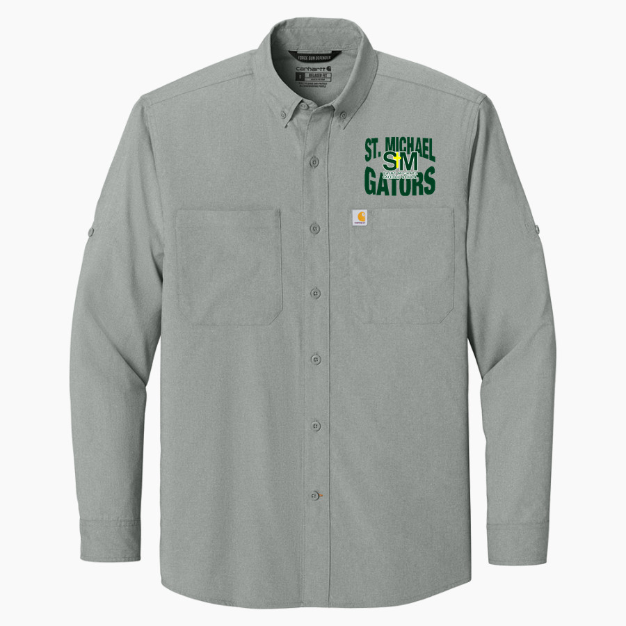 St. Michael Gators Carhartt Men's Force Sun Defender Long Sleeve Shirt