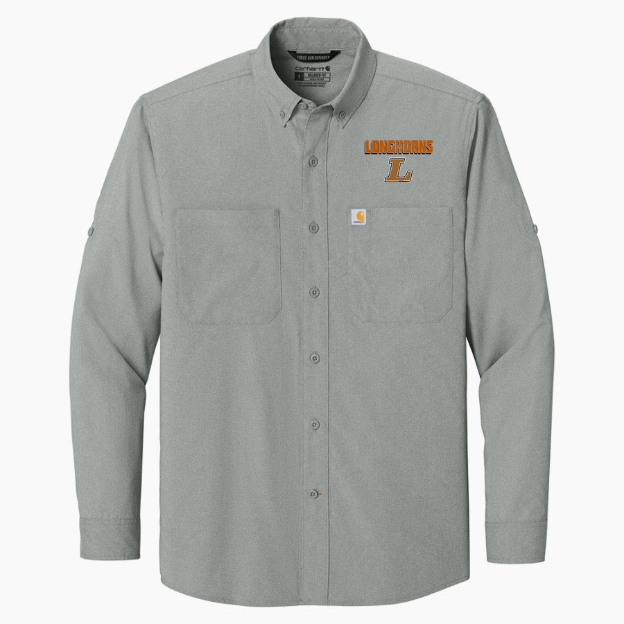Sycamore Longhorns <span class="pdp-name-mascot">Sycamore Elementary School Longhorns</span> Carhartt Men's Force Sun Defender Long Sleeve Shirt