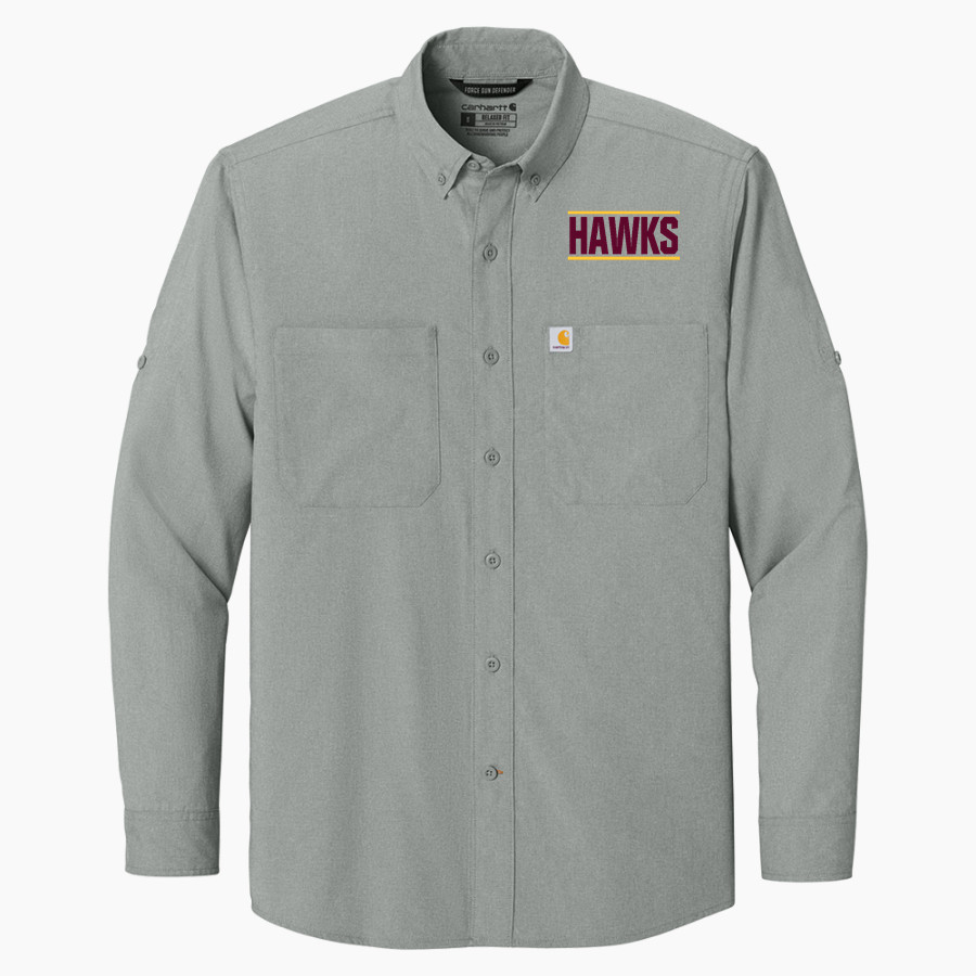 Kelly Hawks <span class="pdp-name-mascot">Kelly Hawks</span> Carhartt Men's Force Sun Defender Long Sleeve Shirt
