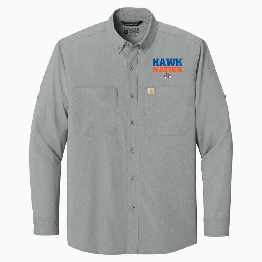 Riverton Hawks Carhartt Men's Force Sun Defender Long Sleeve Shirt