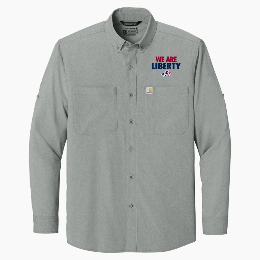 LIBERTY HIGH SCHOOL HURRICANES Carhartt Men's Force Sun Defender Long Sleeve Shirt