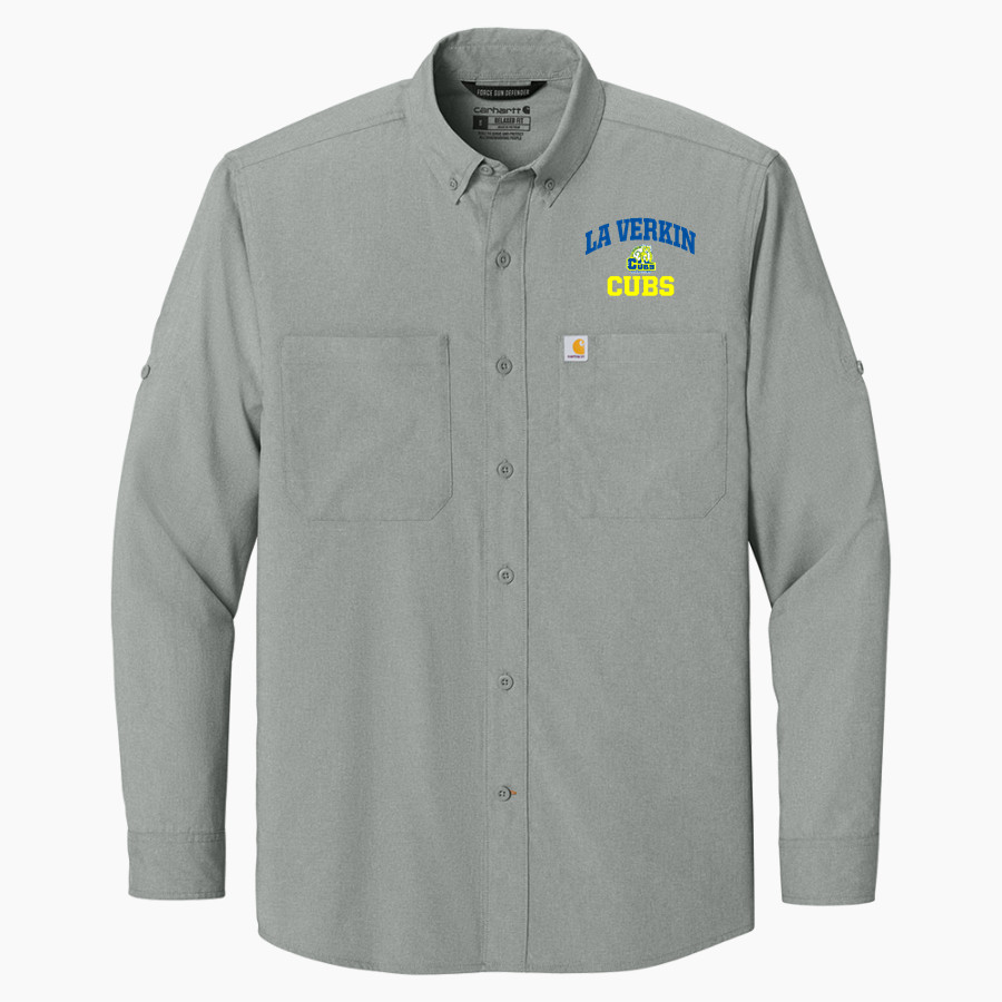 La Verkin Cubs <span class="pdp-name-mascot">La Verkin Elementary School Cubs</span> Carhartt Men's Force Sun Defender Long Sleeve Shirt