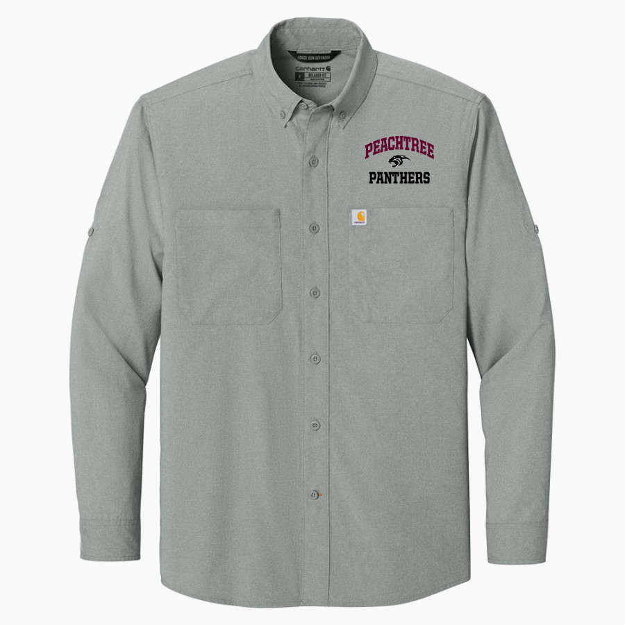 Peachtree Panthers <span class="pdp-name-mascot">Peachtree Academy Panthers</span> Carhartt Men's Force Sun Defender Long Sleeve Shirt
