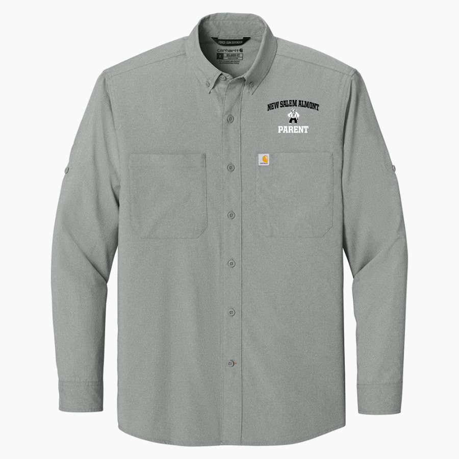 NEW SALEM ALMONT HIGH SCHOOL HOLSTEINS <span class="pdp-name-mascot">NEW SALEM ALMONT HOLSTEINS</span> Carhartt Men's Force Sun Defender Long Sleeve Shirt