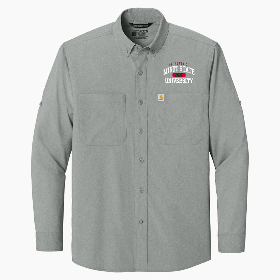 Minot State Beavers <span class="pdp-name-mascot">Minot State Beavers</span> Carhartt Men's Force Sun Defender Long Sleeve Shirt