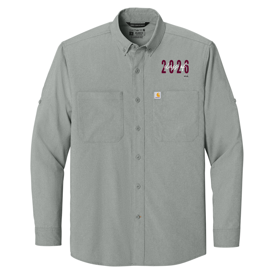 Math & Science Academy Dragons <span class="pdp-name-mascot">Math & Science Academy Dragons</span> Carhartt Men's Force Sun Defender Long Sleeve Shirt