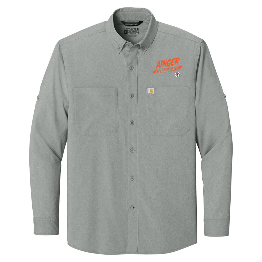 Ainger Cougars <span class="pdp-name-mascot">Ainger Cougars</span> Carhartt Men's Force Sun Defender Long Sleeve Shirt
