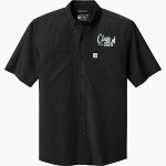 Crown of Life Knights <span class="pdp-name-mascot">Crown of Life Christian Academy Knights</span> Carhartt Men's Force Sun Defender Short Sleeve Shirt Front Thumbnail