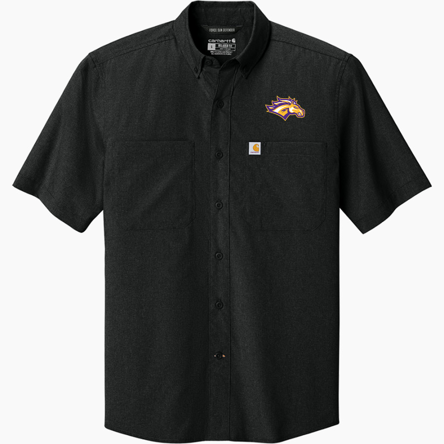 Rolling Meadows Mustangs <span class="pdp-name-mascot">Rolling Meadows High School Mustangs</span> Carhartt Men's Force Sun Defender Short Sleeve Shirt