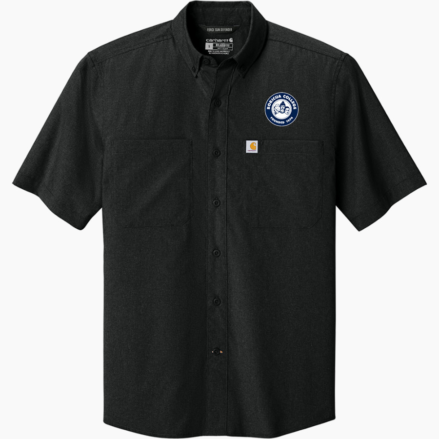 Boricua College Carhartt Men's Force Sun Defender Short Sleeve Shirt