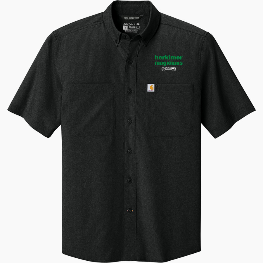 HERKIMER HIGH SCHOOL MAGICIANS <span class="pdp-name-mascot">HERKIMER MAGICIANS</span> Carhartt Men's Force Sun Defender Short Sleeve Shirt