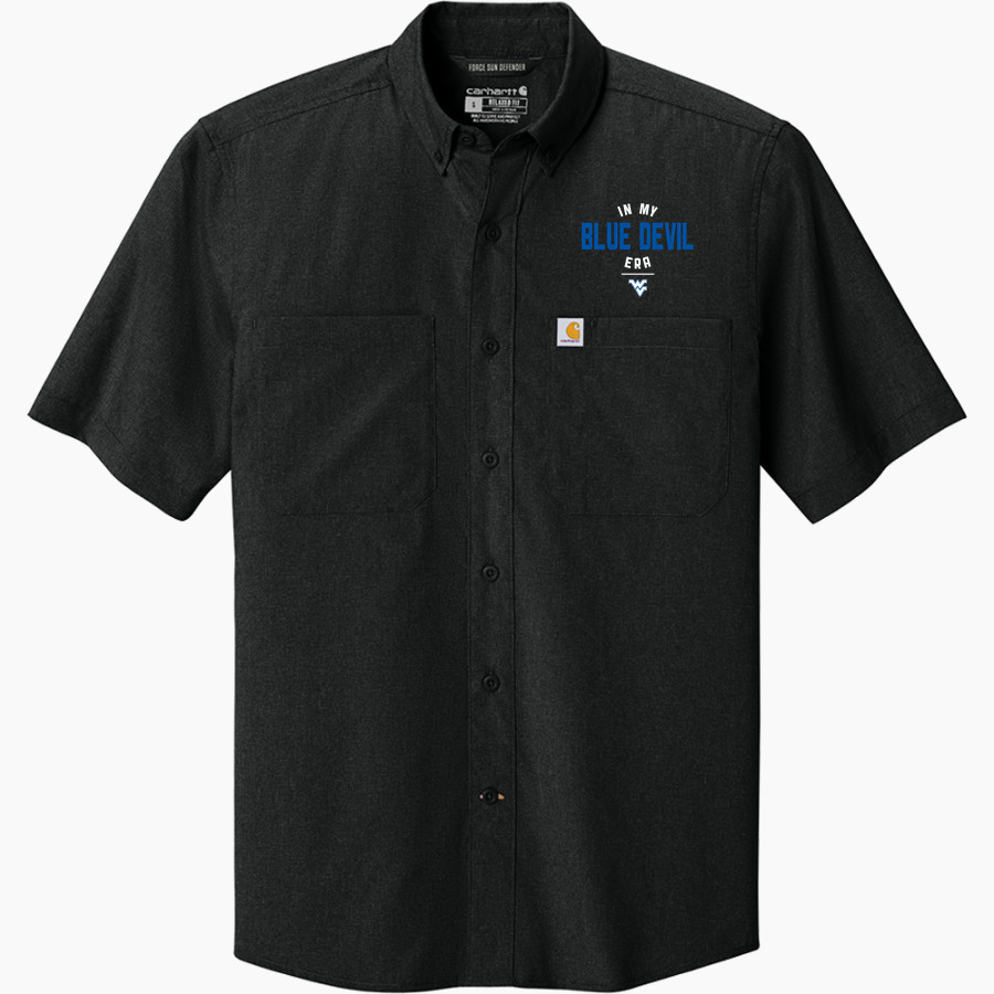 WATER VALLEY HIGH SCHOOL BLUE DEVILS Carhartt Men's Force Sun Defender Short Sleeve Shirt