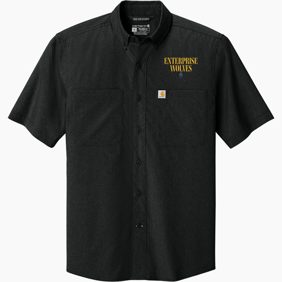 ENTERPRISE HIGH SCHOOL WOLVES Carhartt Men's Force Sun Defender Short Sleeve Shirt