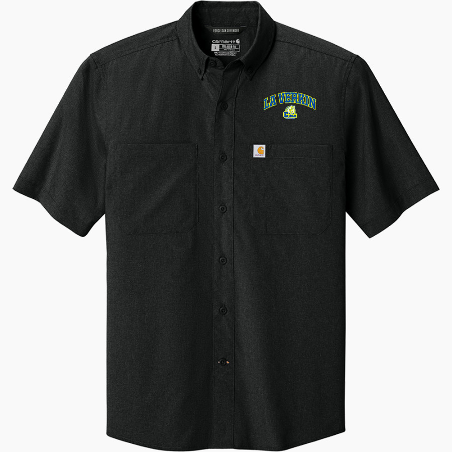 La Verkin Cubs <span class="pdp-name-mascot">La Verkin Elementary School Cubs</span> Carhartt Men's Force Sun Defender Short Sleeve Shirt