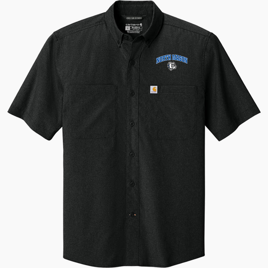 NORTH MASON HIGH SCHOOL BULLDOGS <span class="pdp-name-mascot">NORTH MASON BULLDOGS</span> Carhartt Men's Force Sun Defender Short Sleeve Shirt