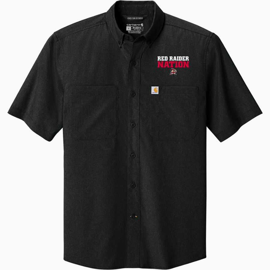 Pulaski Red Raiders <span class="pdp-name-mascot">Pulaski Red Reaiders</span> Carhartt Men's Force Sun Defender Short Sleeve Shirt