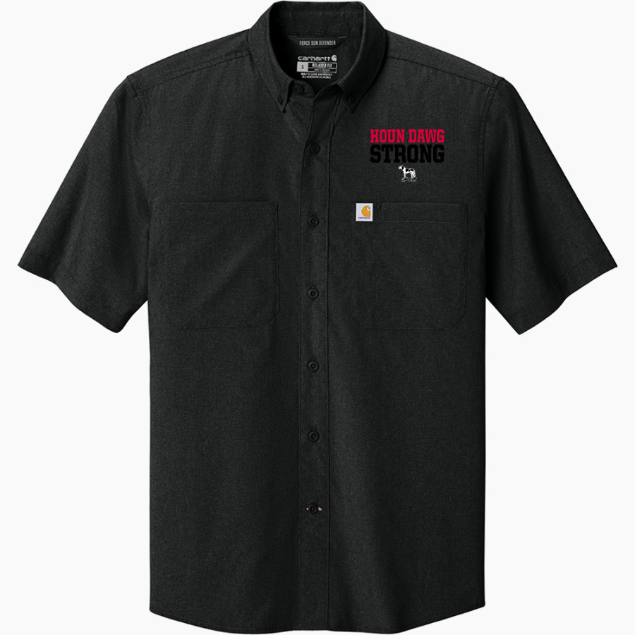 AURORA HIGH SCHOOL HOUN DAWGS <span class="pdp-name-mascot">AURORA HOUN DAWGS</span> Carhartt Men's Force Sun Defender Short Sleeve Shirt