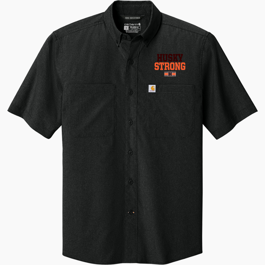 JOHN HERSEY HIGH SCHOOL HUSKIES <span class="pdp-name-mascot">JOHN HERSEY HUSKIES</span> Carhartt Men's Force Sun Defender Short Sleeve Shirt