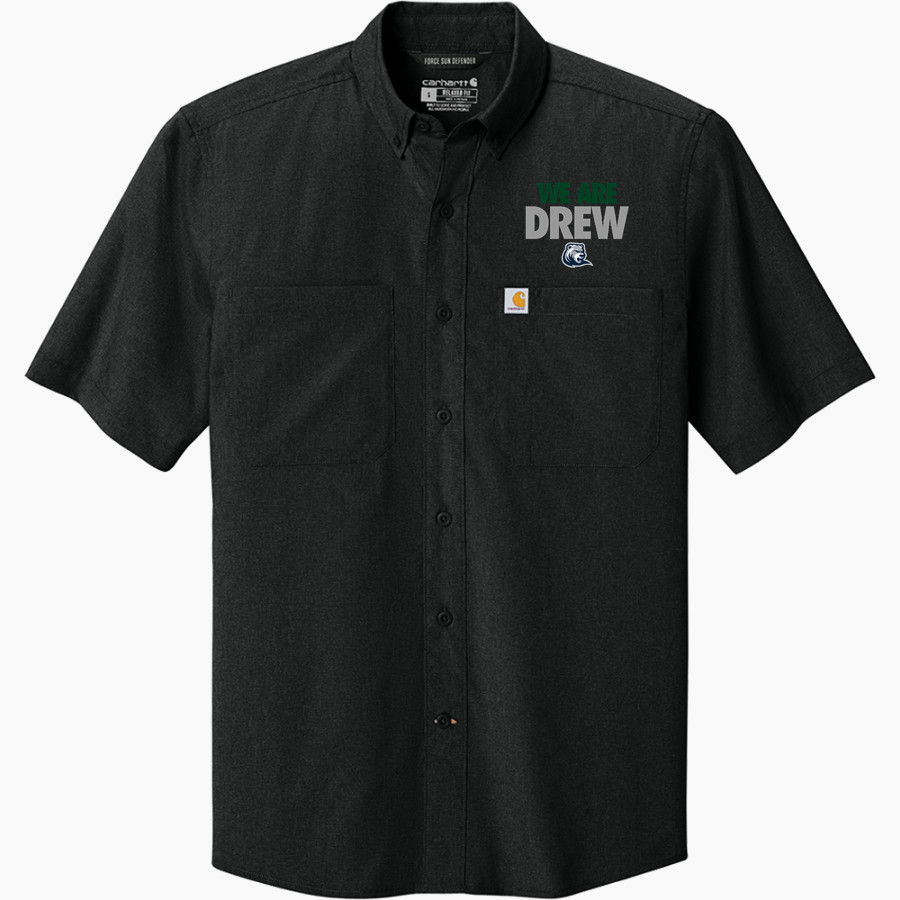 Drew Rangers <span class="pdp-name-mascot">Drew University Rangers</span> Carhartt Men's Force Sun Defender Short Sleeve Shirt