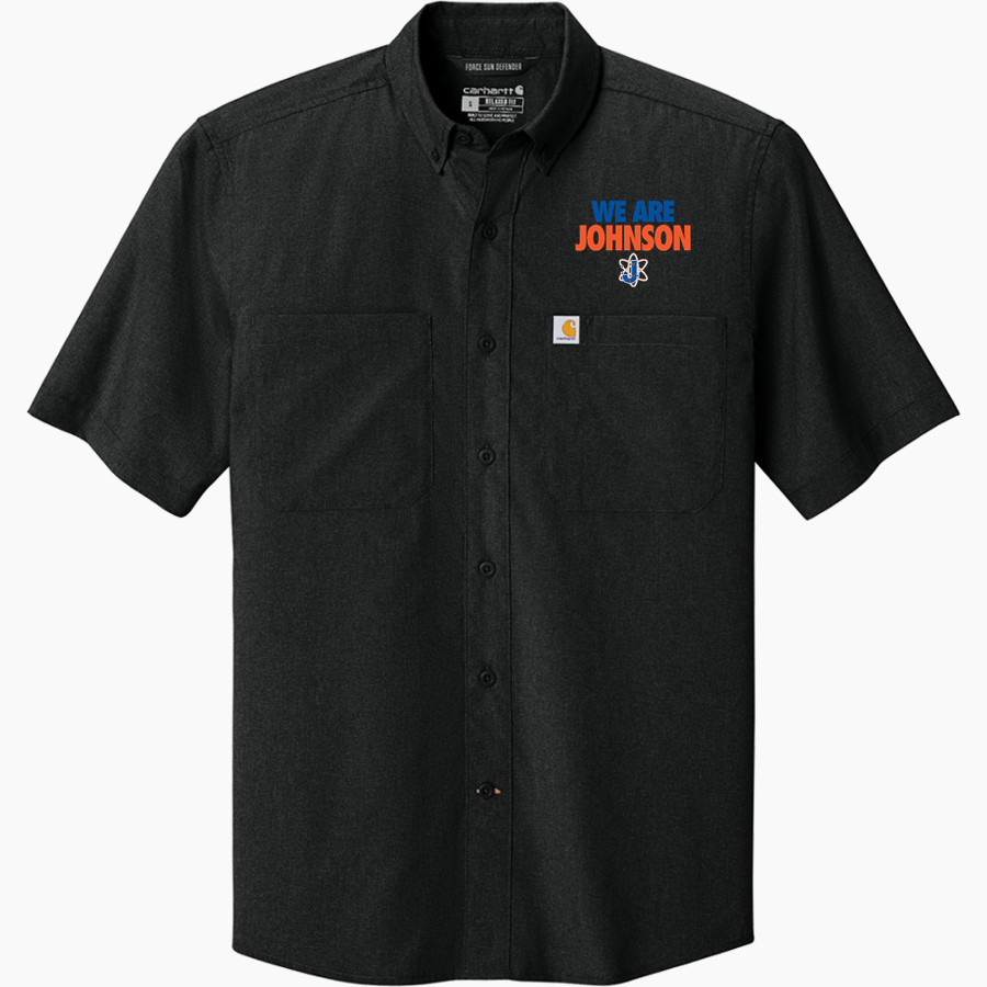 Johnson Atom Smashers Carhartt Men's Force Sun Defender Short Sleeve Shirt