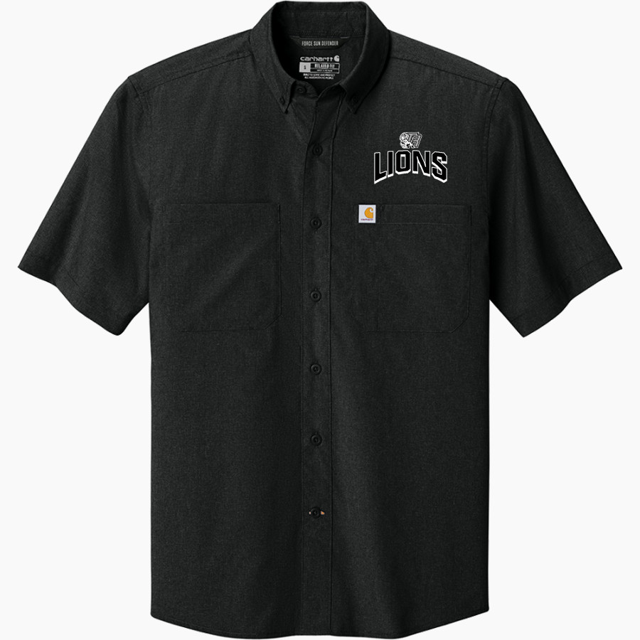 Dr. Thomas Randle Lions <span class="pdp-name-mascot">Thomas Randle HS Lions</span> Carhartt Men's Force Sun Defender Short Sleeve Shirt
