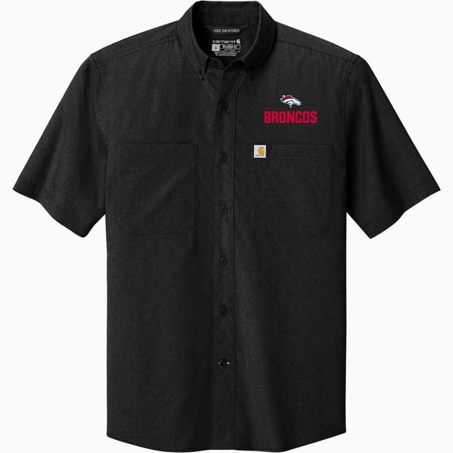 MIDDLEBURG HIGH SCHOOL BRONCOS Carhartt Men's Force Sun Defender Short Sleeve Shirt