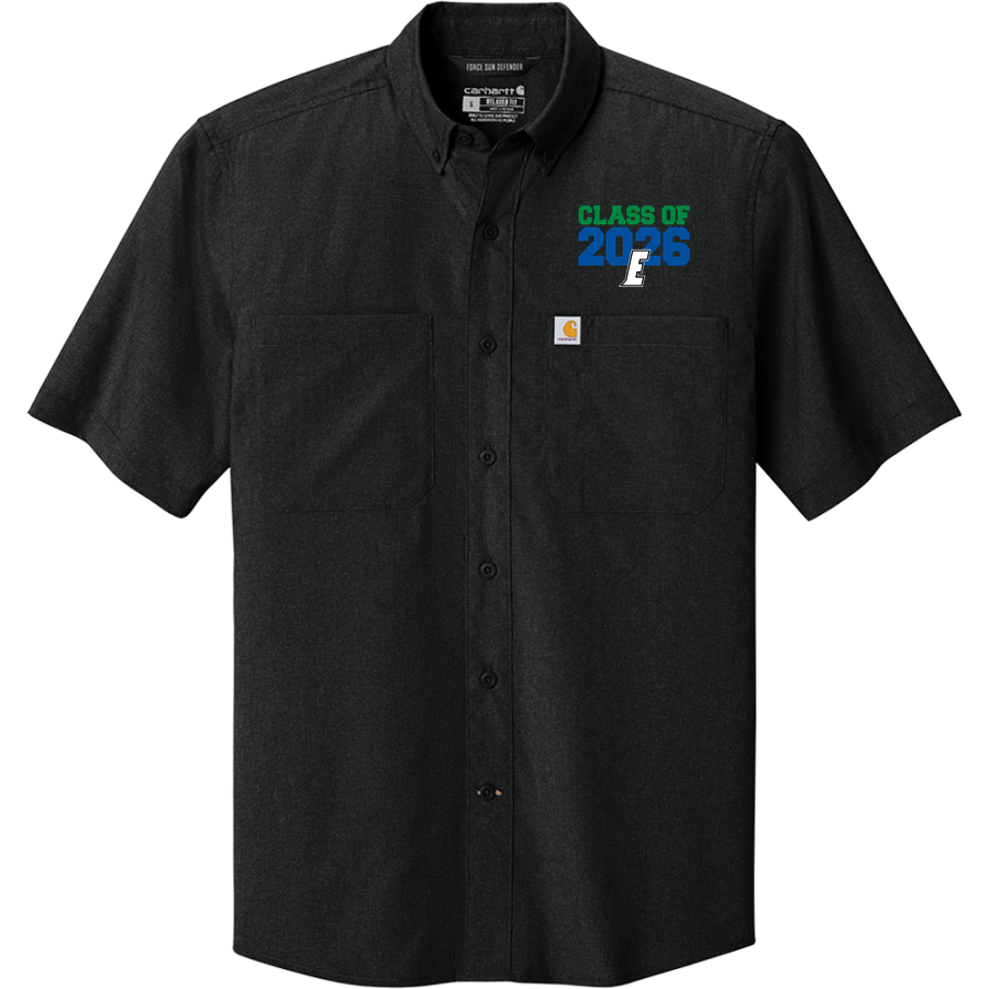 Eastern Florida State College <span class="pdp-name-mascot">Eastern Florida Titans</span> Carhartt Men's Force Sun Defender Short Sleeve Shirt