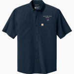 Legacy Christian Academy Saints Carhartt Men's Force Sun Defender Short Sleeve Shirt Front Thumbnail