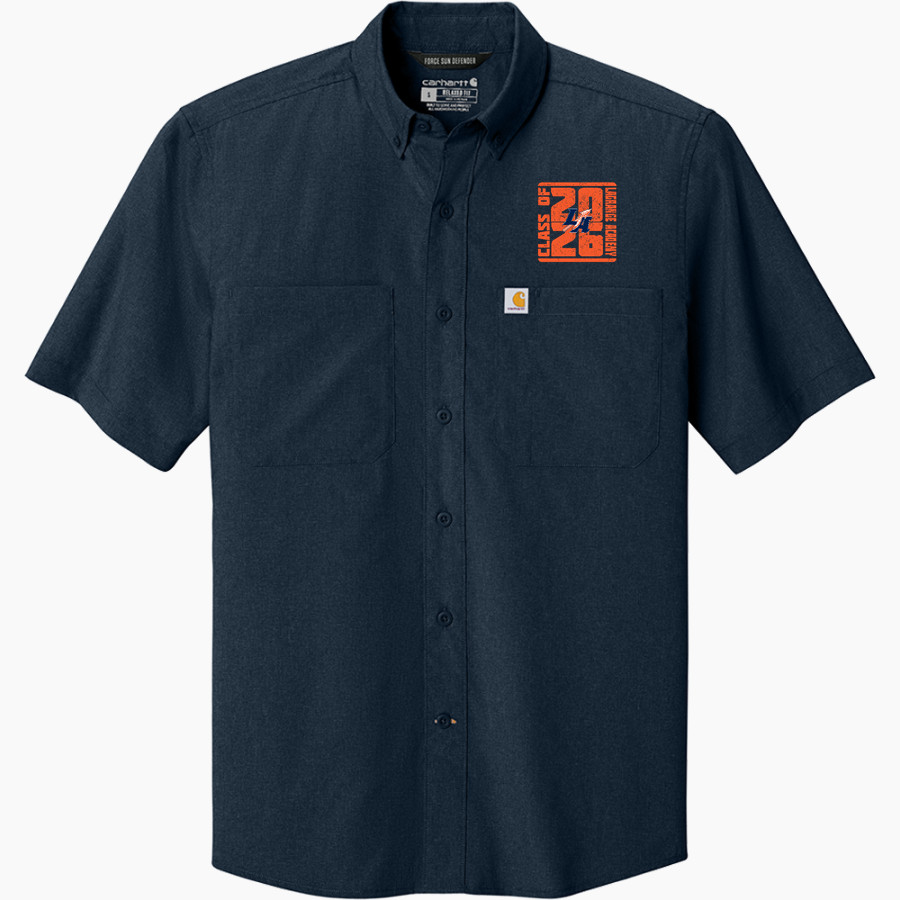 LaGrange Academy Warriors Carhartt Men's Force Sun Defender Short Sleeve Shirt