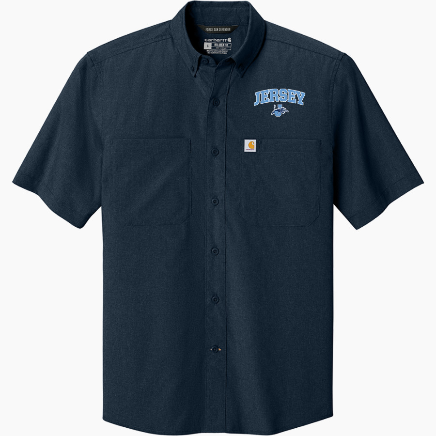 JERSEY COMMUNITY HIGH SCHOOL PANTHERS Carhartt Men's Force Sun Defender Short Sleeve Shirt