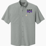 JJC Wolves Carhartt Men's Force Sun Defender Short Sleeve Shirt Front Thumbnail