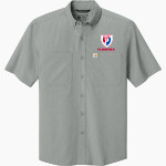 Plainfield Quakers <span class="pdp-name-mascot">Plainfield Quakers</span> Carhartt Men's Force Sun Defender Short Sleeve Shirt Front Thumbnail