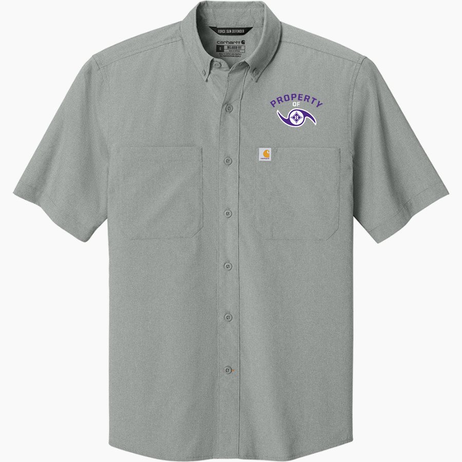 First Baptist Hurricanes Carhartt Men's Force Sun Defender Short Sleeve Shirt