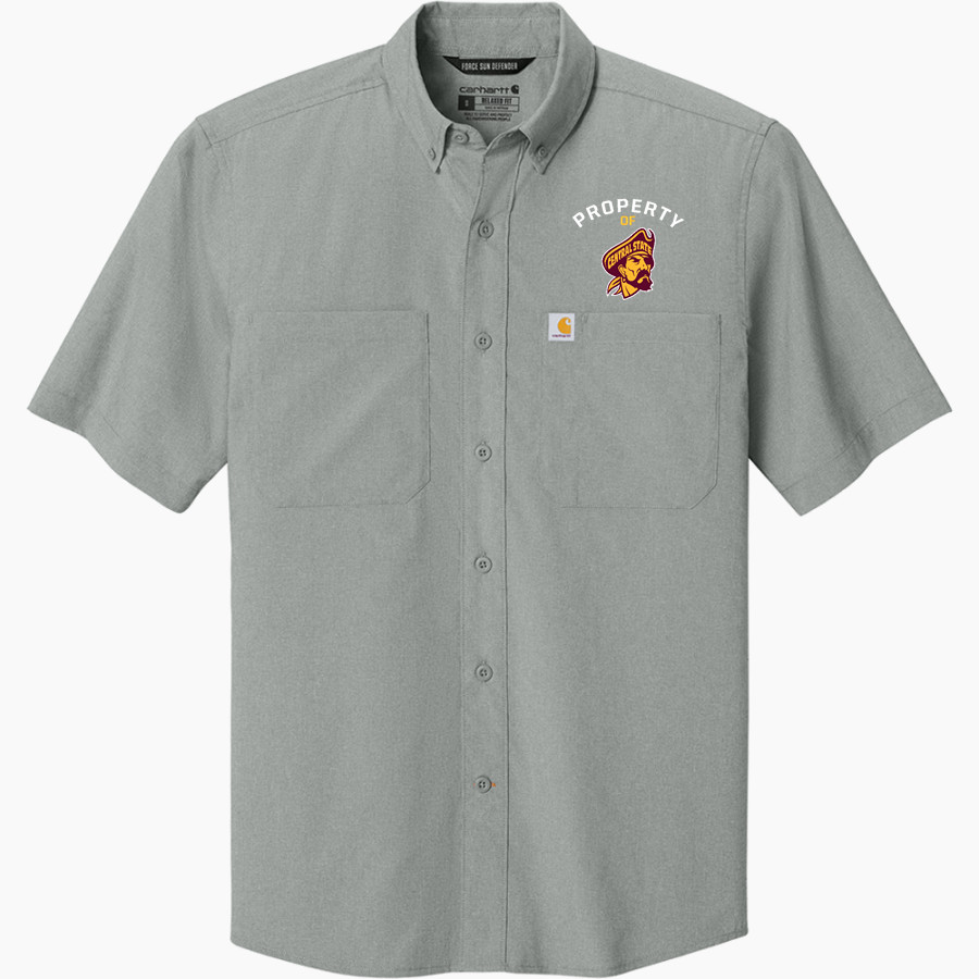 Central State University Marauders Athletics Store Carhartt Men's Force Sun Defender Short Sleeve Shirt