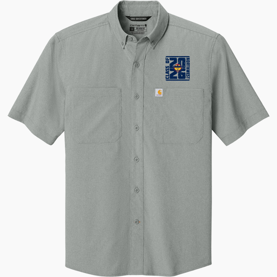 NORTHWEST HIGH SCHOOL HUSKIES <span class="pdp-name-mascot">NORTHWEST HUSKIES</span> Carhartt Men's Force Sun Defender Short Sleeve Shirt