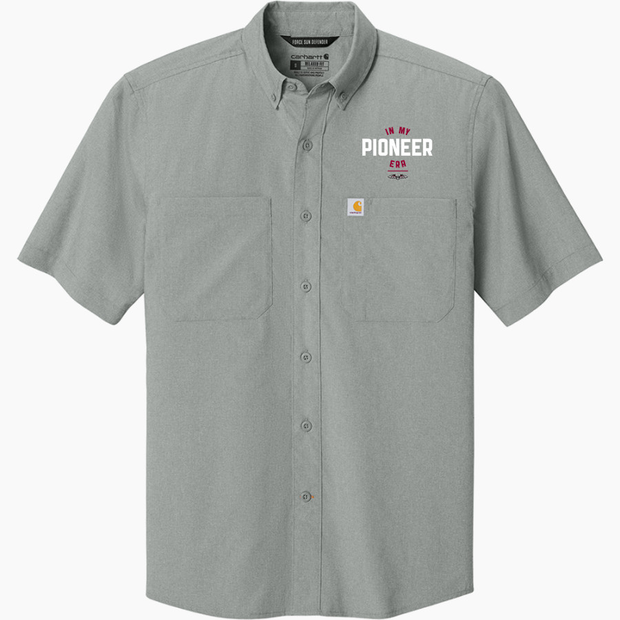 Transylvania University Official Store of the Pioneers <span class="pdp-name-mascot">Transylvania Pioneers</span> Carhartt Men's Force Sun Defender Short Sleeve Shirt