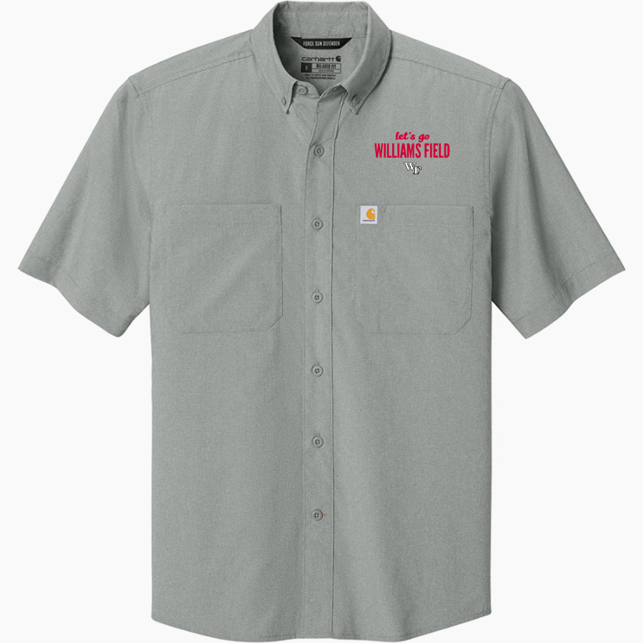 Williams Field Black Hawks <span class="pdp-name-mascot">Williams Field Black Hawks</span> Carhartt Men's Force Sun Defender Short Sleeve Shirt