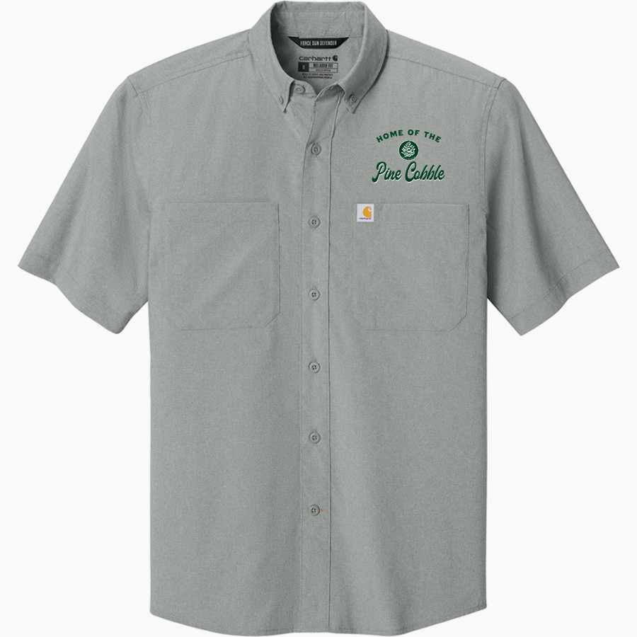 Pine Cobble Pine Cobble Carhartt Men's Force Sun Defender Short Sleeve Shirt