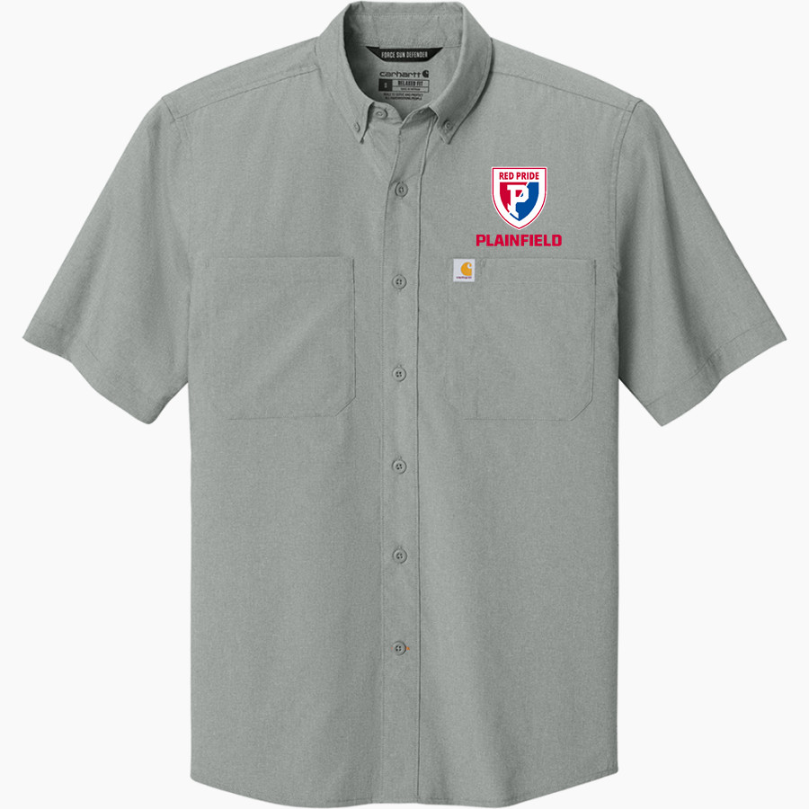 Plainfield Quakers <span class="pdp-name-mascot">Plainfield Quakers</span> Carhartt Men's Force Sun Defender Short Sleeve Shirt