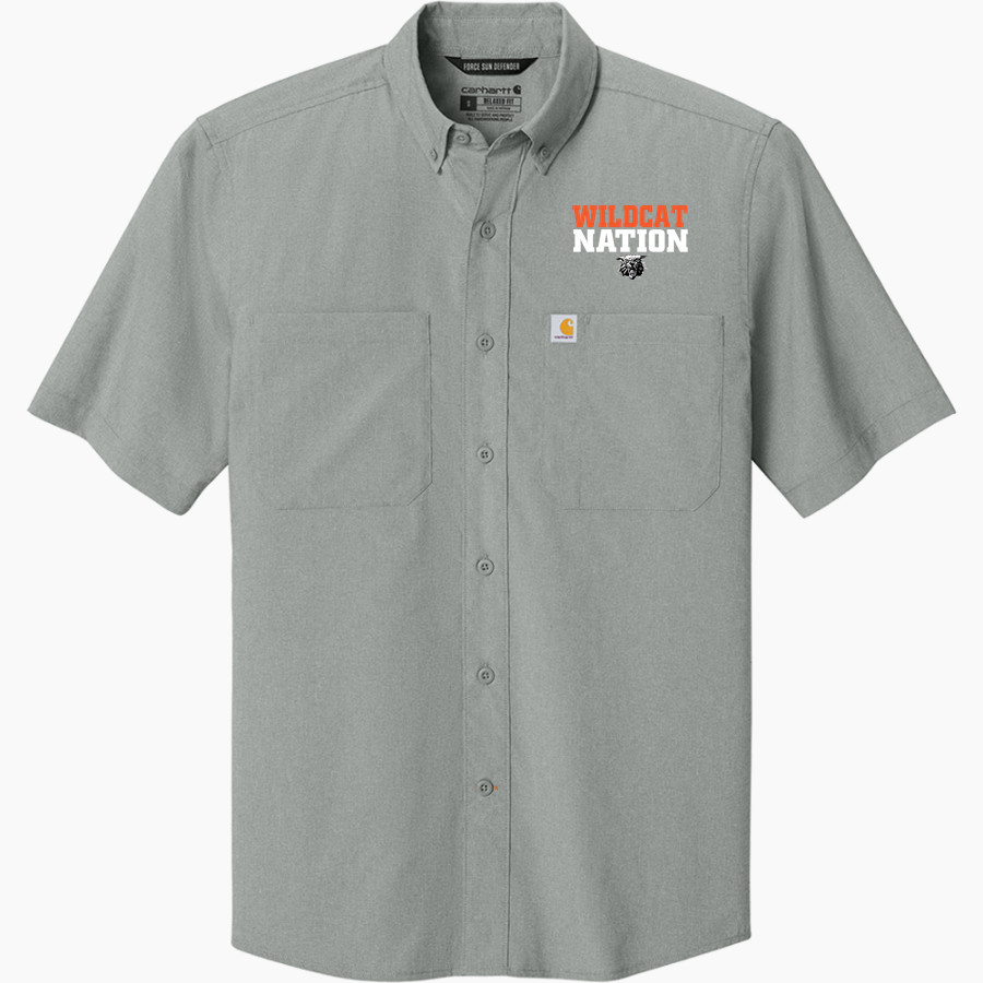 LOS GATOS HIGH SCHOOL WILDCATS <span class="pdp-name-mascot">LOS GATOS WILDCATS</span> Carhartt Men's Force Sun Defender Short Sleeve Shirt