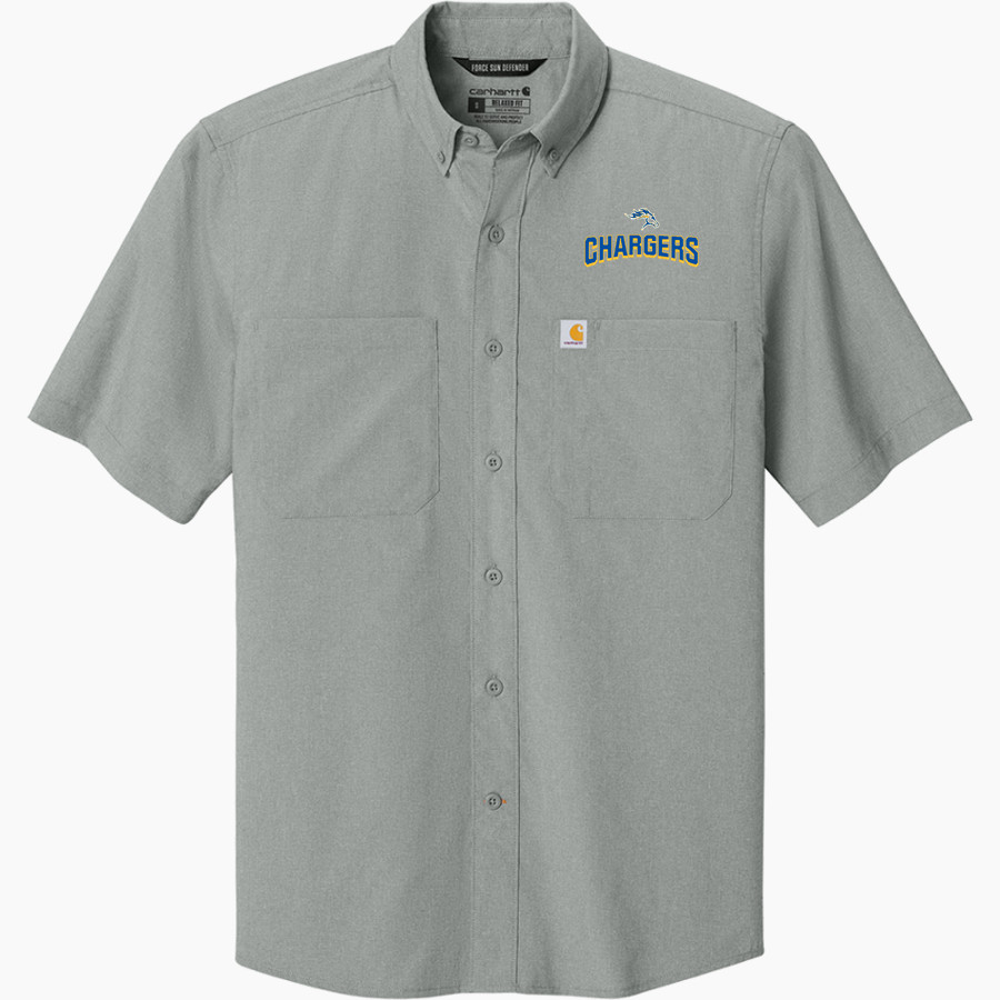 AGOURA HIGH SCHOOL CHARGERS Carhartt Men's Force Sun Defender Short Sleeve Shirt
