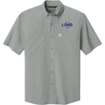 Lawrence 3-8 Lobos <span class="pdp-name-mascot">Lawrence 3-8 School Lobos</span> Carhartt Men's Force Sun Defender Short Sleeve Shirt Front Thumbnail