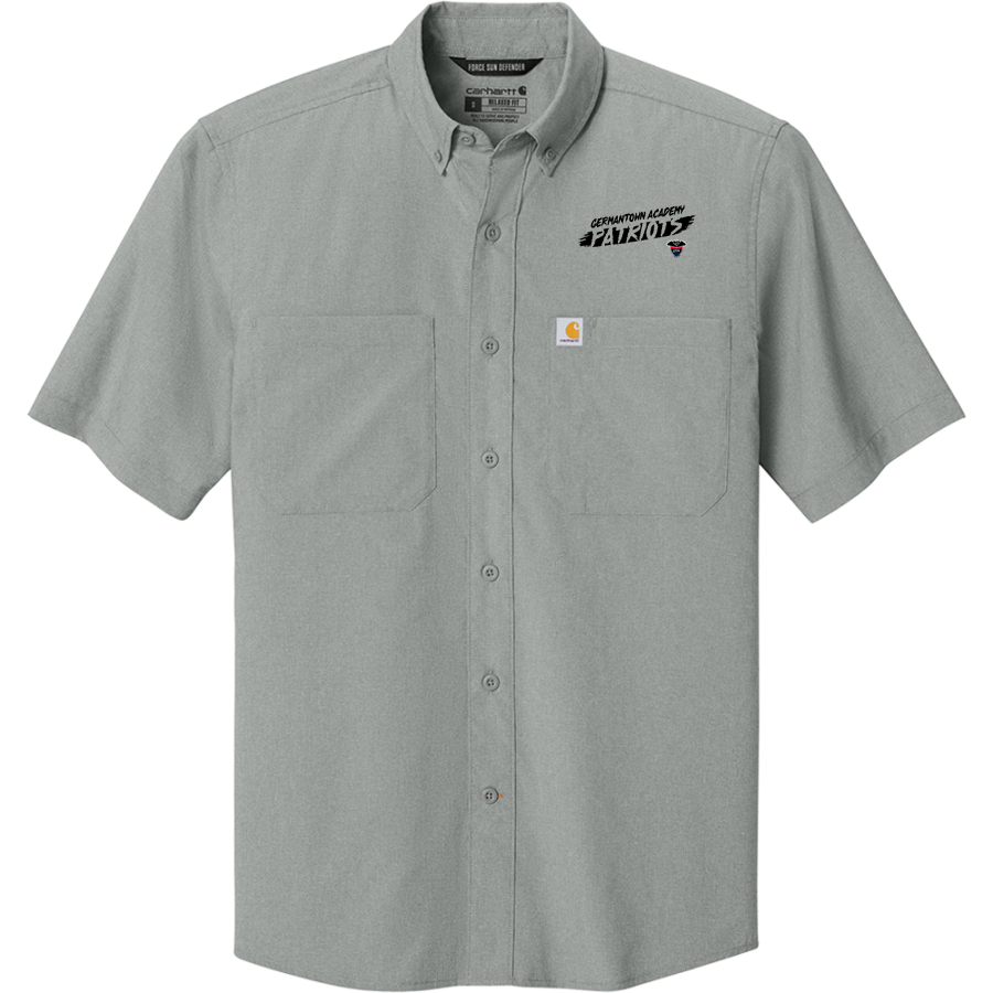 Germantown Academy Patriots <span class="pdp-name-mascot">Germantown Academy Patriots</span> Carhartt Men's Force Sun Defender Short Sleeve Shirt