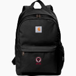 Chaffee Red Devils Carhartt Canvas Backpack Front Thumbnail