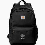 PBS HSA Wolves Carhartt Canvas Backpack Front Thumbnail