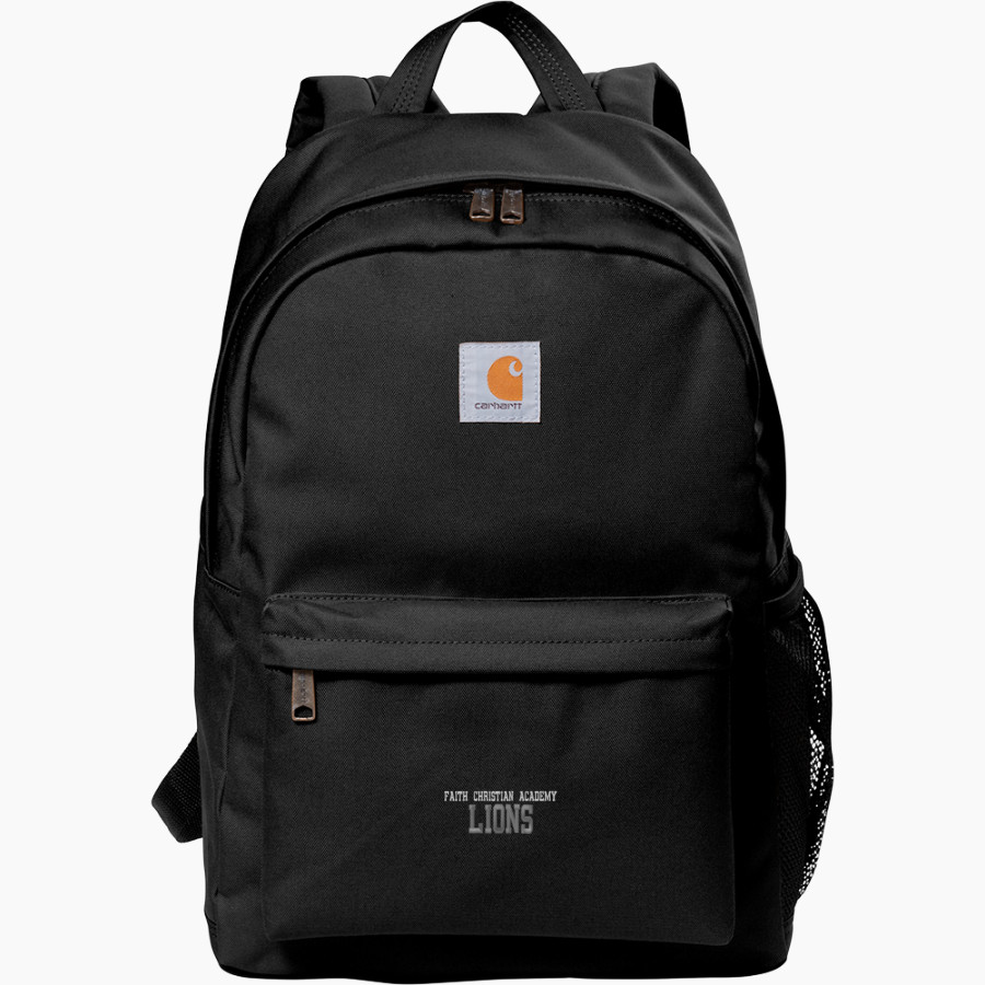 FAITH CHRISTIAN ACADEMY LIONS <span class="pdp-name-mascot">FAITH LIONS</span> Carhartt Canvas Backpack