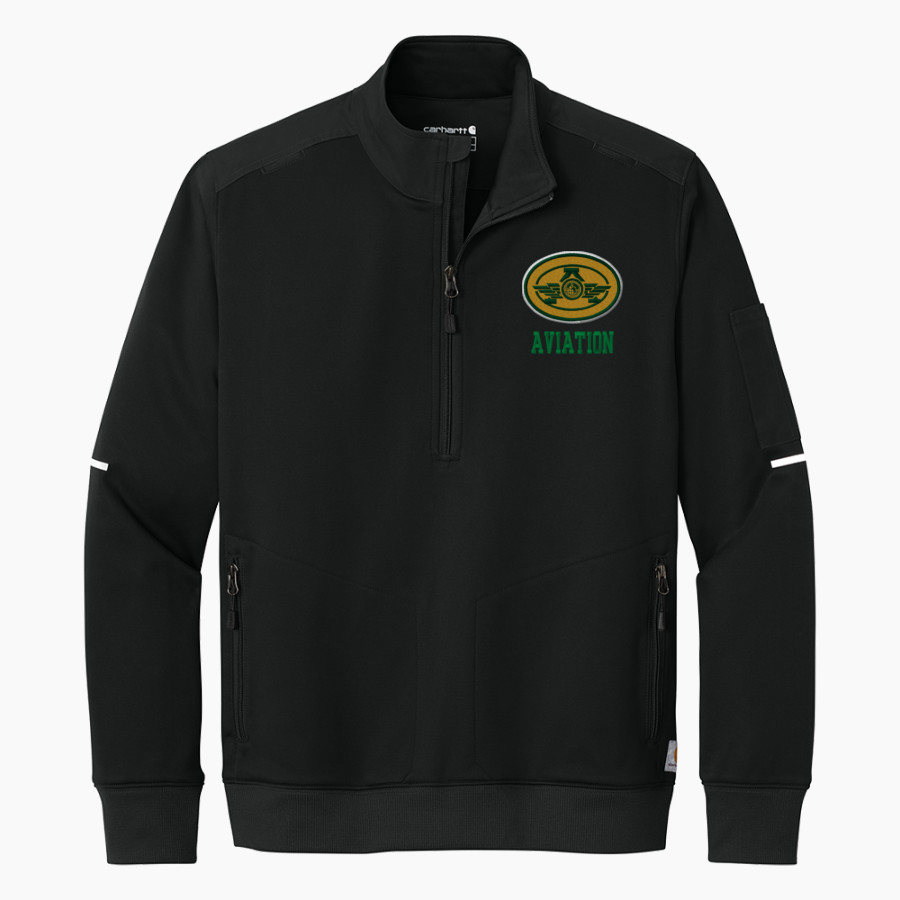 AVIATION HIGH SCHOOL FLYERS <span class="pdp-name-mascot">AVIATION FLYERS</span> Carhartt Men's FLD & RSCU 1/2-Zip Mid-Layer