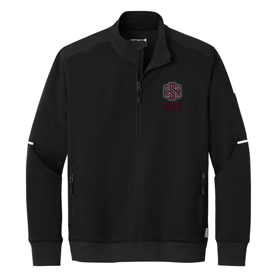South Shore Smoke Smoke <span class="pdp-name-mascot">South Shore Smoke Smoke</span> Carhartt Men's FLD & RSCU 1/2-Zip Mid-Layer