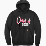 Jupiter Christian Eagles Carhartt Men's Midweight Hooded Sweatshirt Front Thumbnail